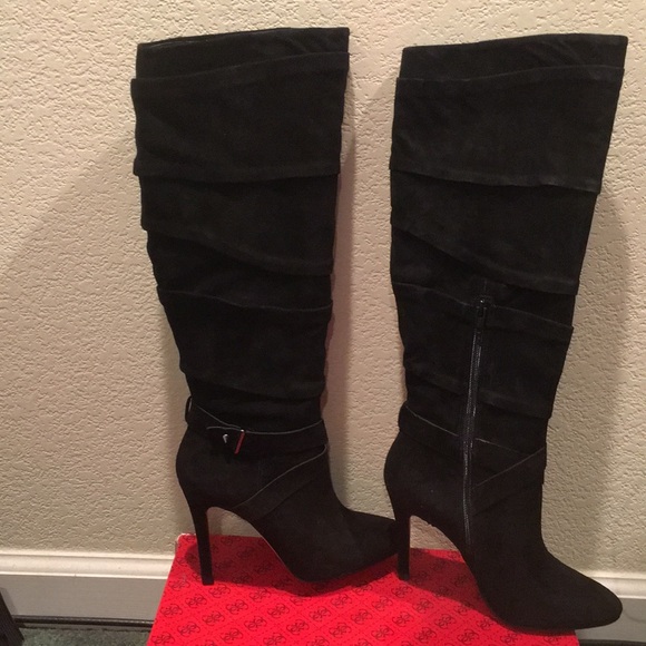 Guess Women's Daris Knee-High Suede Boots - Picture 4 of 5